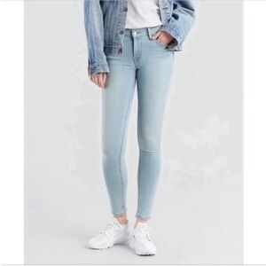 Levis jeans light blue 710 Super Skinny denim